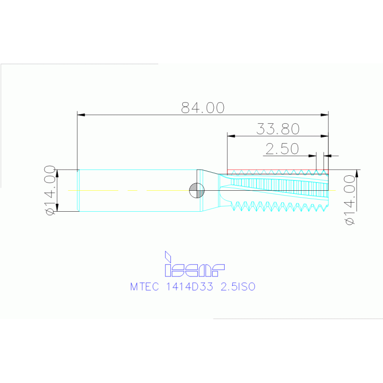 MTEC 1414D33 2.5ISO IC908