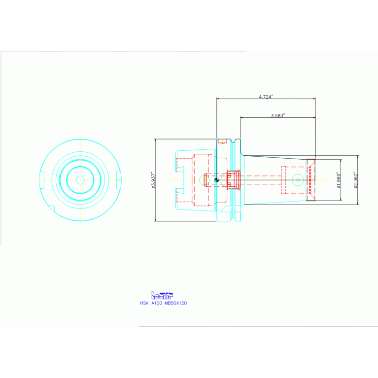 HSK A100 MB50X120