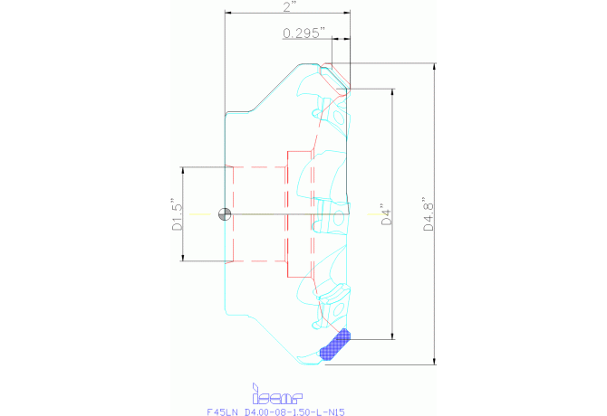 F45LN D4.00-08-1.50-L-N15
