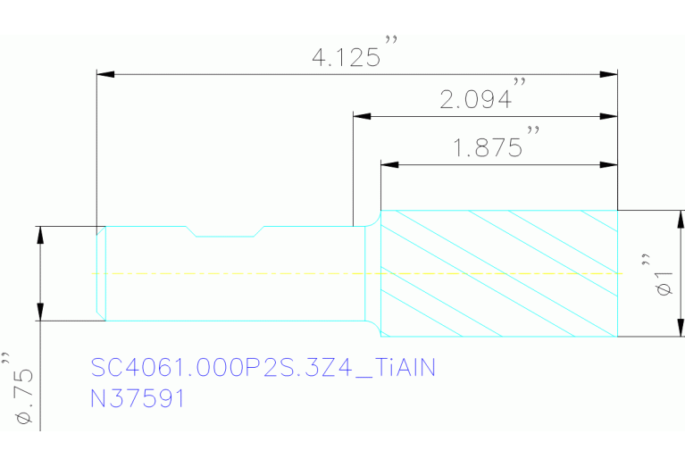 SC4061.000P2S.3Z4 TIALN