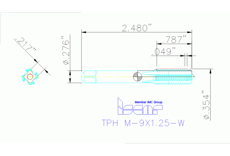 TPH M-9X1.25-W HS