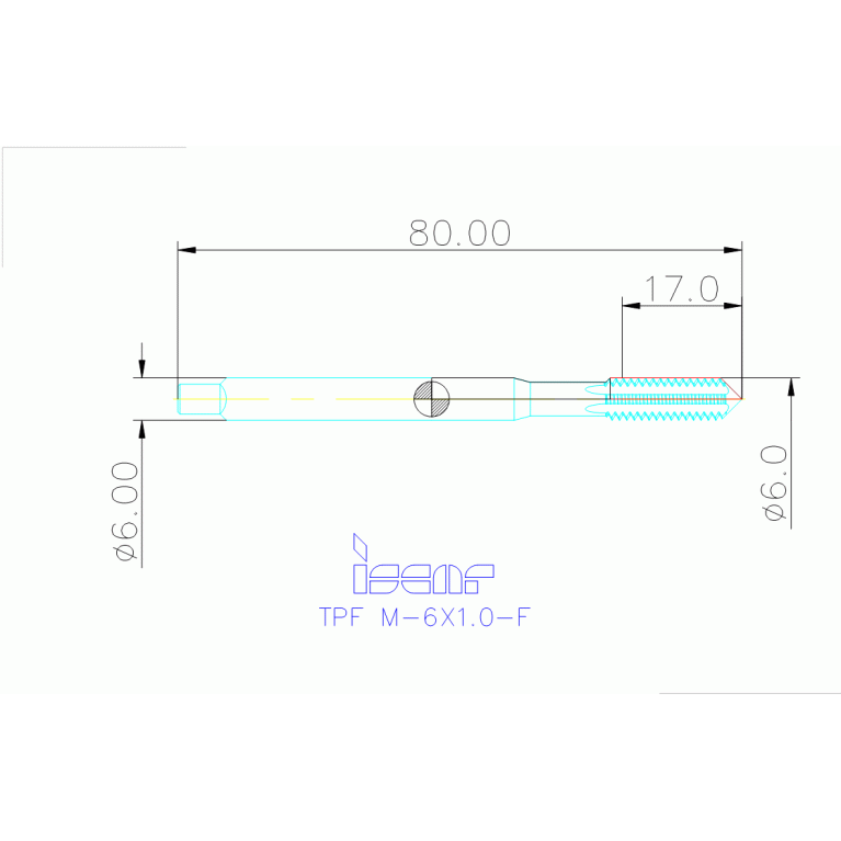 TPF M-6X1.0-F HETI