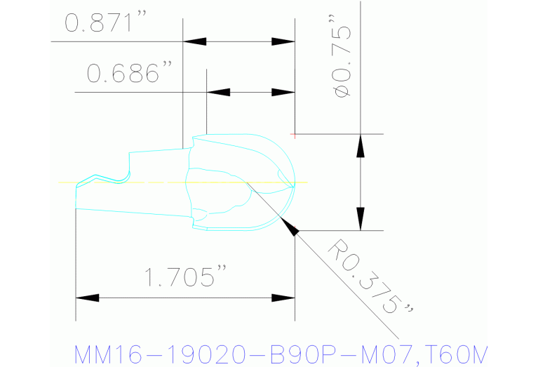 MM16-19020-B90P-M07 T60M