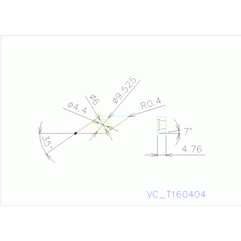 VCMT160404N-LB AC8115P