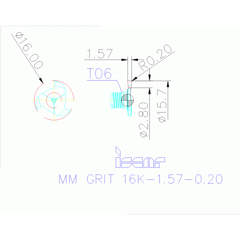 MM GRIT 16K-1.57-0.20 IC528
