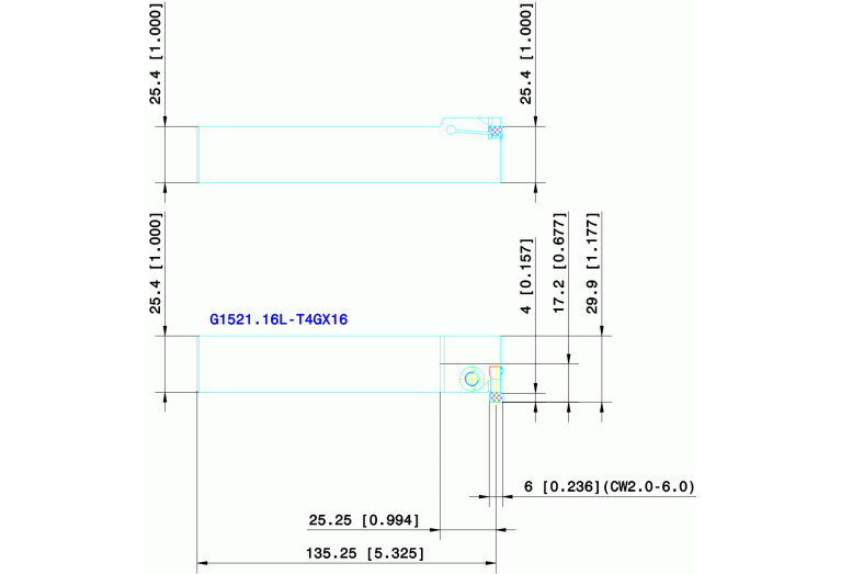 G1521.16L-T4GX16