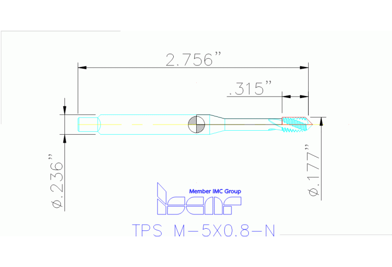 TPS M-5X0.8-N HEST