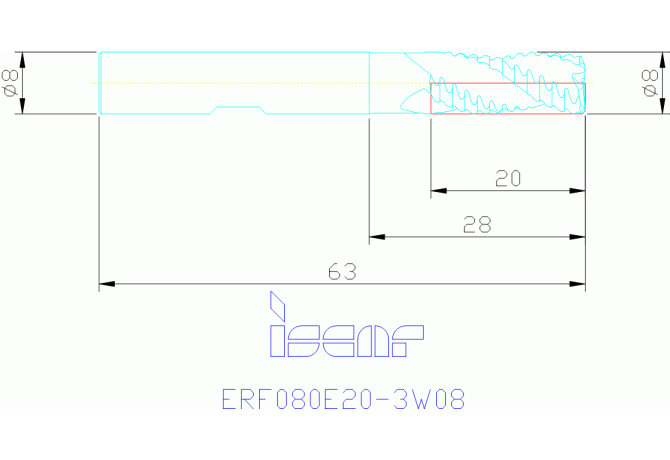 ERF080E20-3W08 IC900