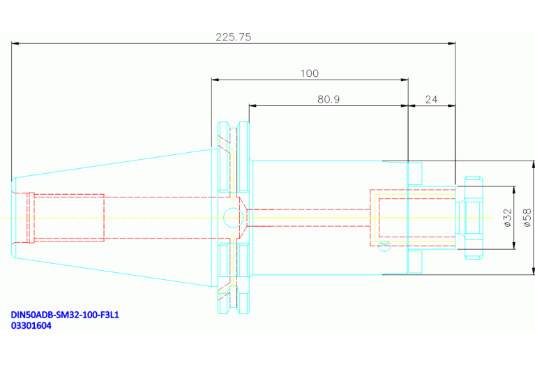 DIN50ADB-SM32-100-F3L1