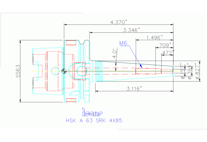 HSK A63 SRK 4X85