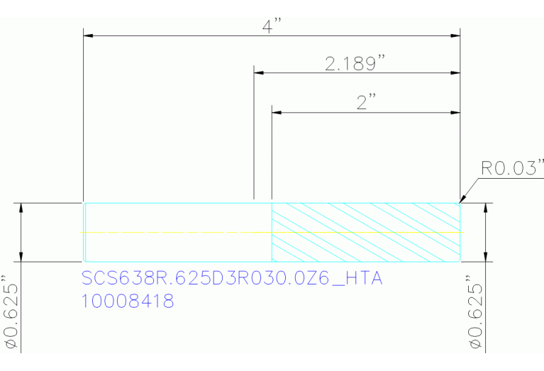 SCS638R.625D3R030.0Z6 HTA