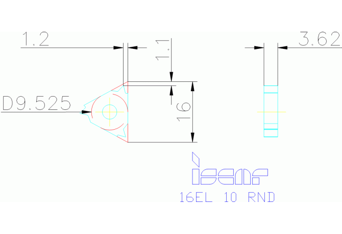 16EL 10 RND IC908