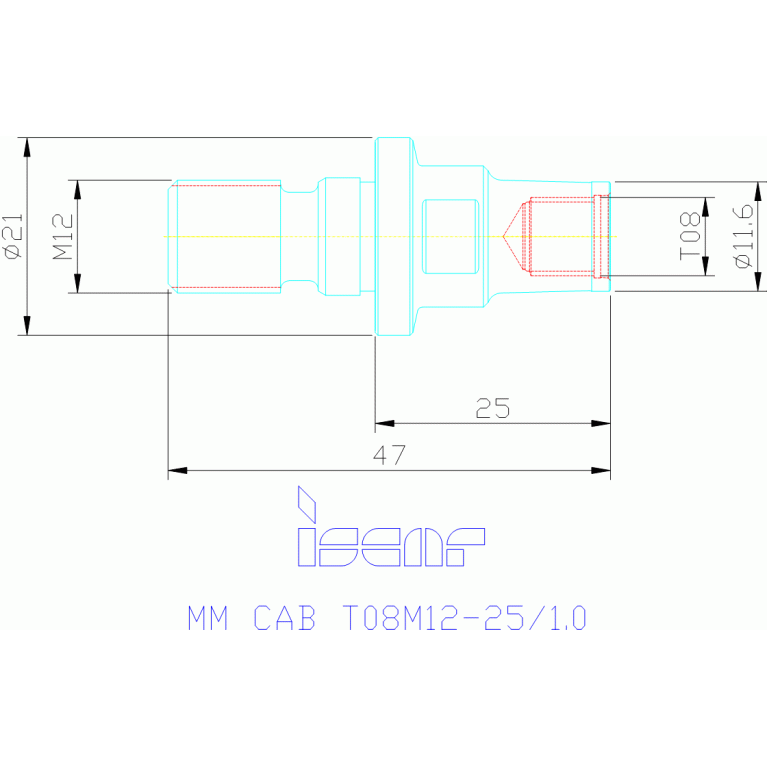 MM CAB T08M12-25/1.0