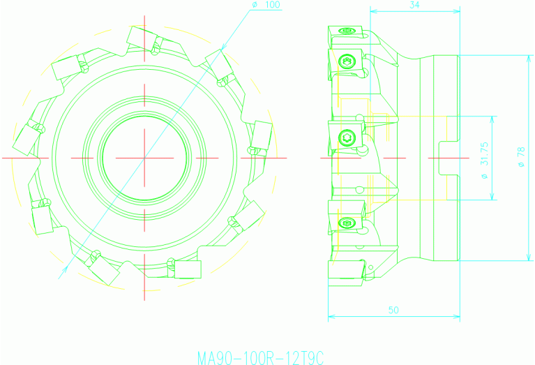 MA90-100R-12T9C