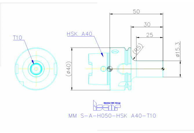 MM S-A-H050-HSK A40-T10