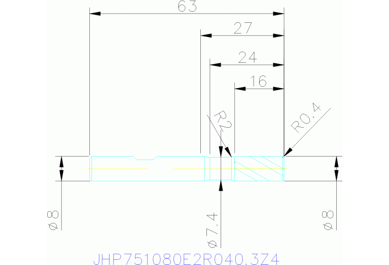 JHP751080E2R040.3Z4 HXT