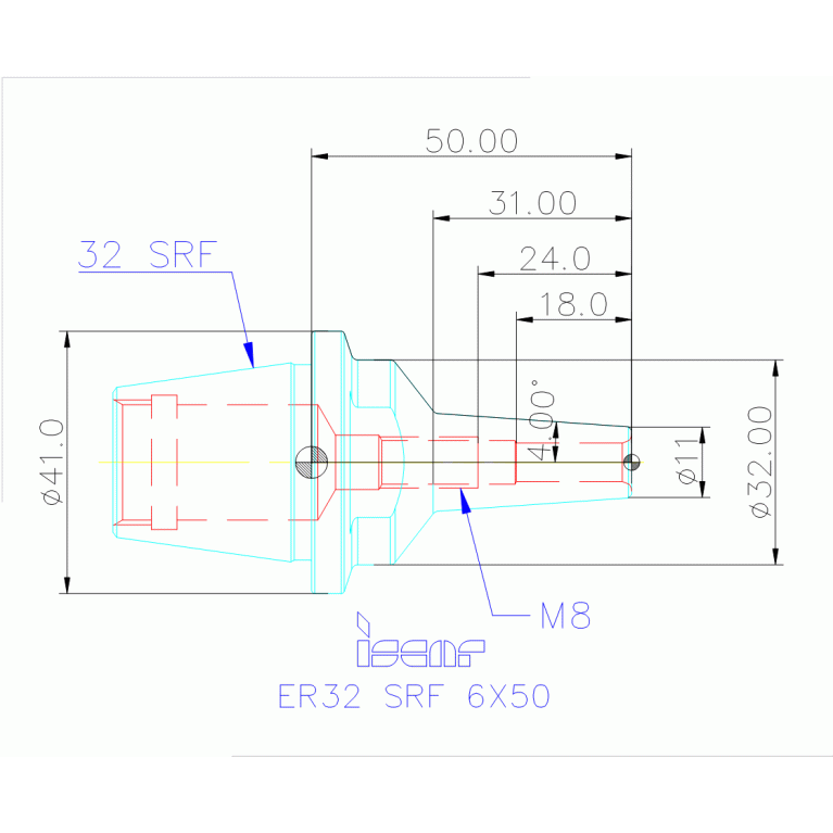 ER32 SRF 6X50