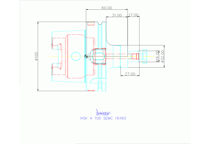 HSK A100 SEMC16X60