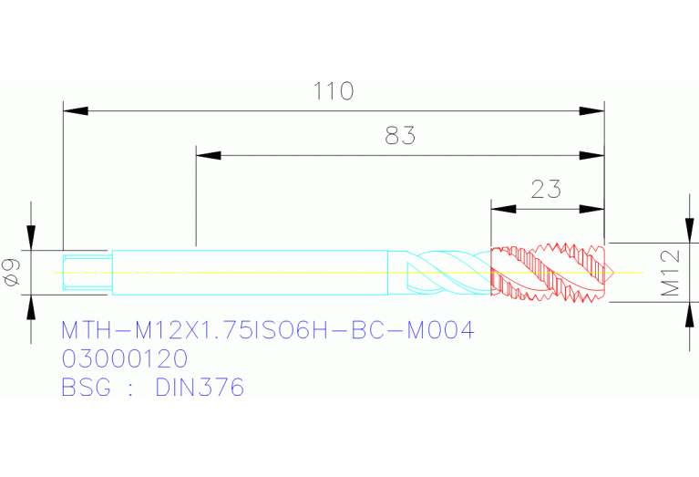 MTH-M12X1.75ISO6H-BC-M004