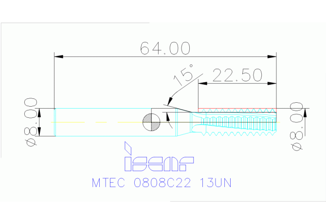 MTEC 0808C22 13UN IC908