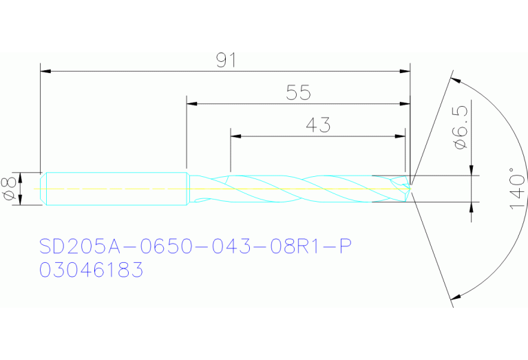 SD205A-0650-043-08R1-P