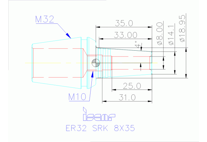 ER32 SRK 8X35