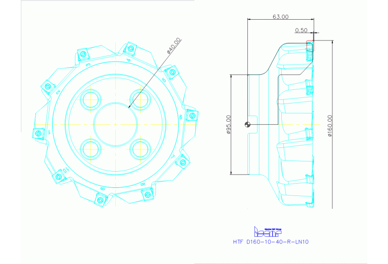 HTF D160-10-40-R-LN10