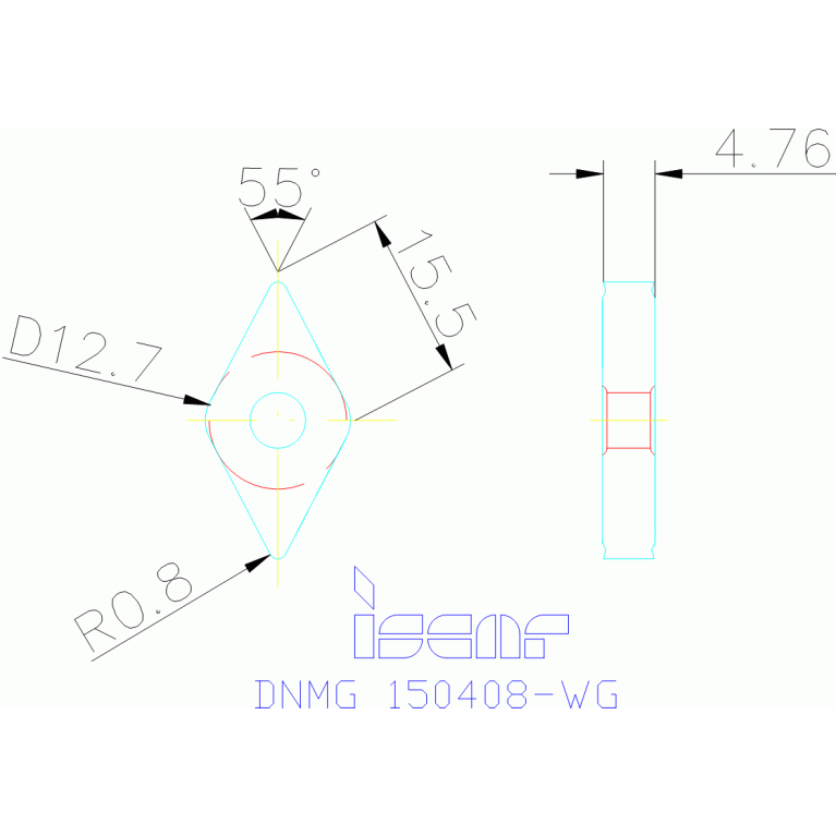 DNMG 150408-WG IC9150