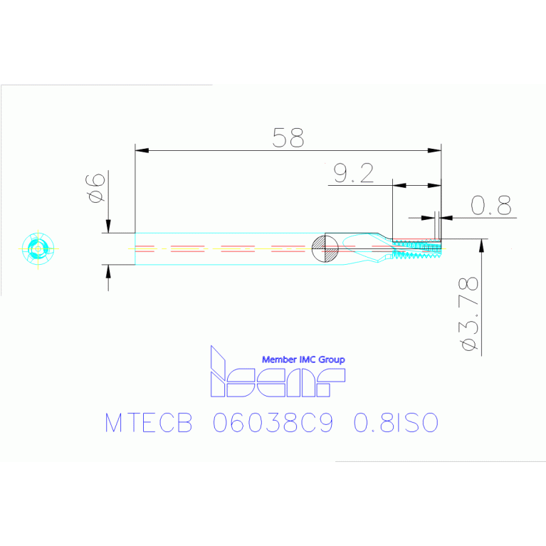 MTECB 06038C9 0.8ISO IC908