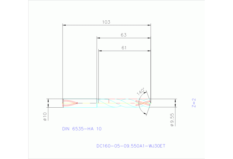DC160-05-09.550A1-WJ30ET