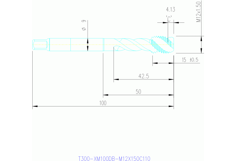 T300-XM100DB-M12X150C110