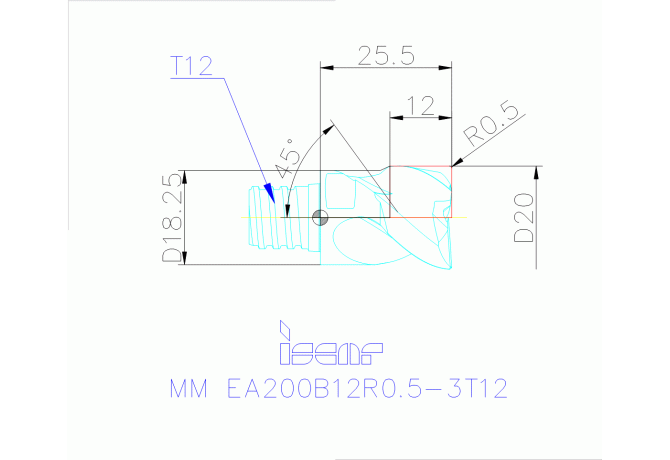 MM EA200B12R0.5-3T12 IC08