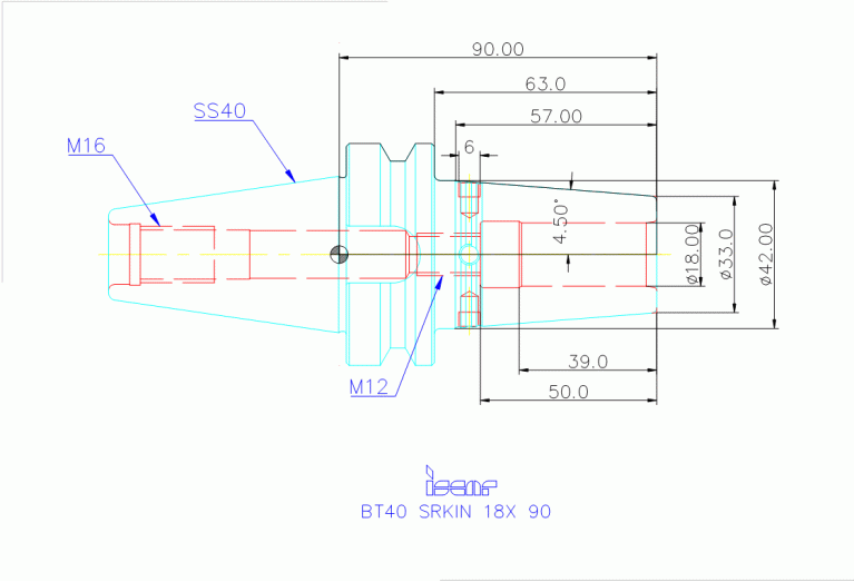BT40 SRKIN 18X 90
