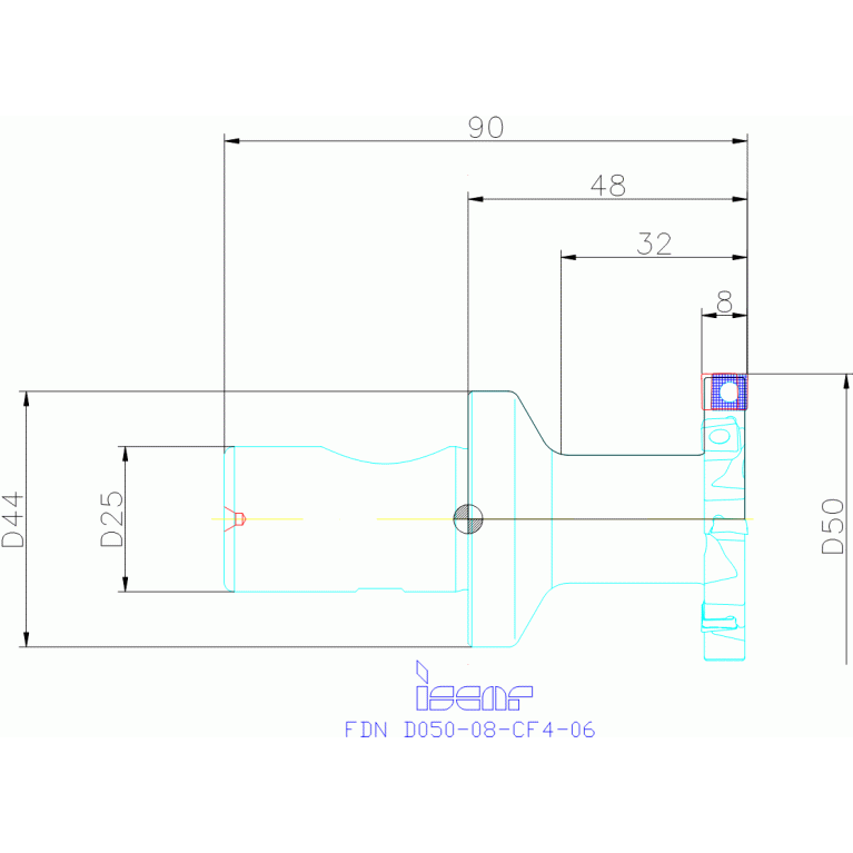 FDN D050-08-CF4-06