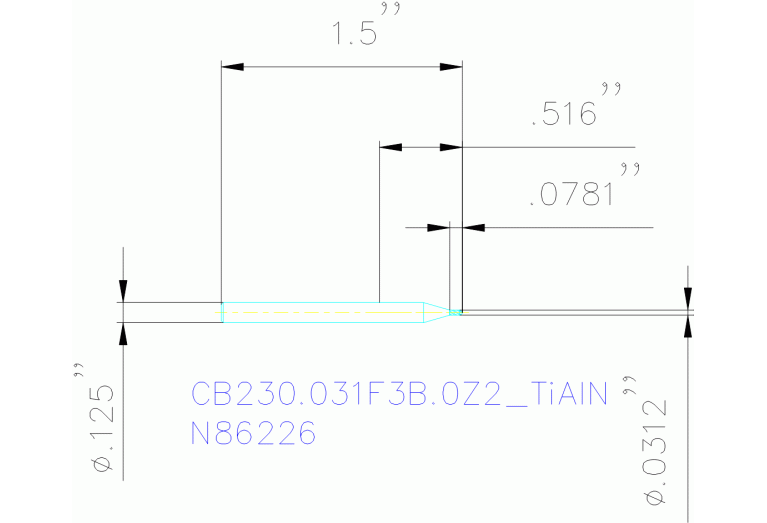 CB230.031F3B.0Z2 TIALN