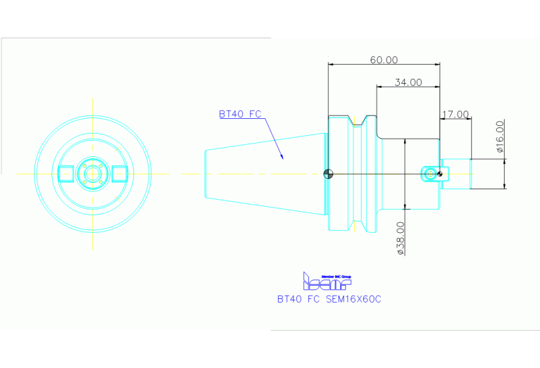BT40 FC SEM16X60C