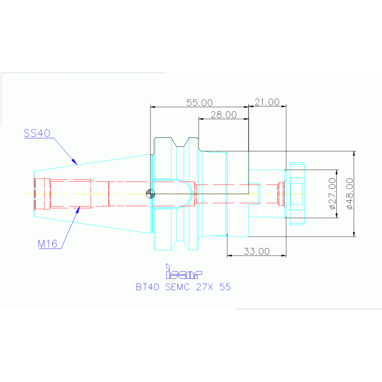 BT40 SEMC 27X55