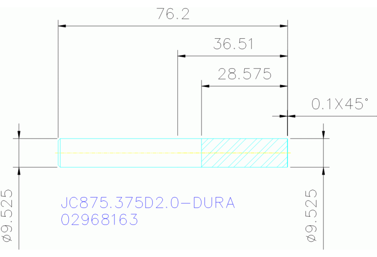 JC875.375D2.0-DURA
