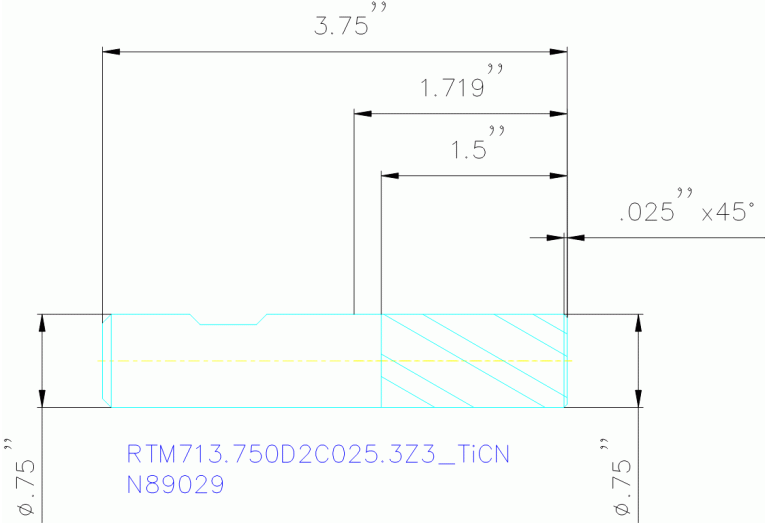 RTM713.750D2C025.3Z3 TICN