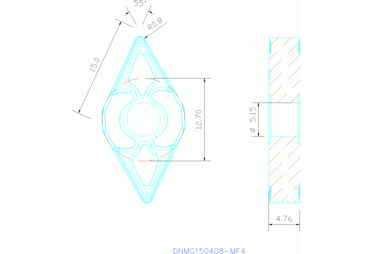 DNMG150408-MF4 TS2500