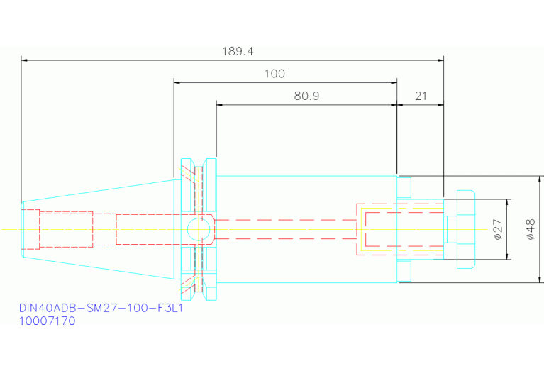 DIN40ADB-SM27-100-F3L1