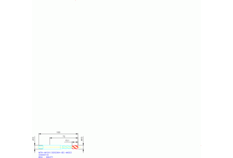 MTH-M10X1.50ISO6H-BC-M003