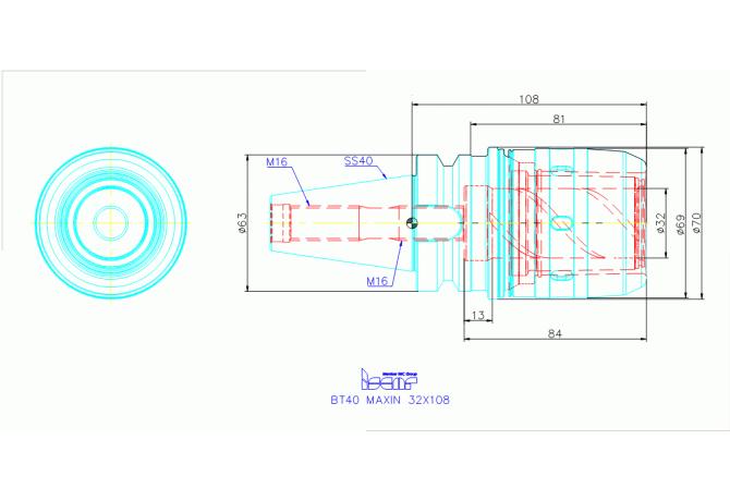 BT40 MAXIN 32X108