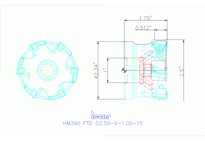 HM390 FTD D2.50-6-1.00-15