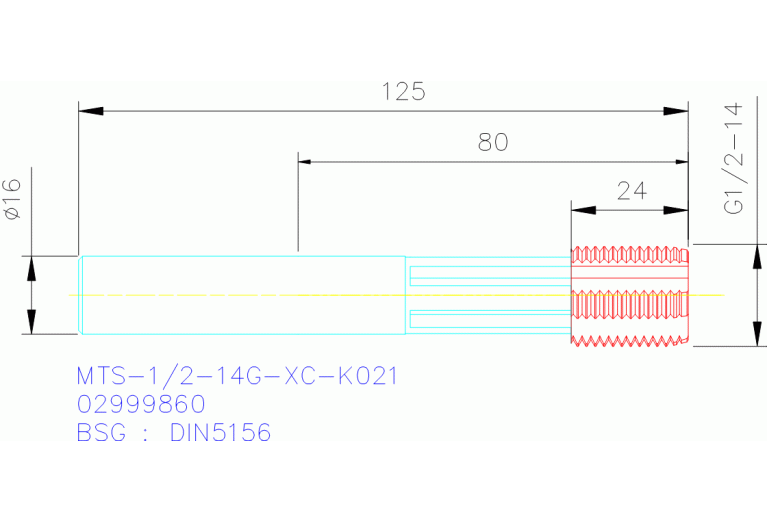 MTS-1/2-14G-XC-K021