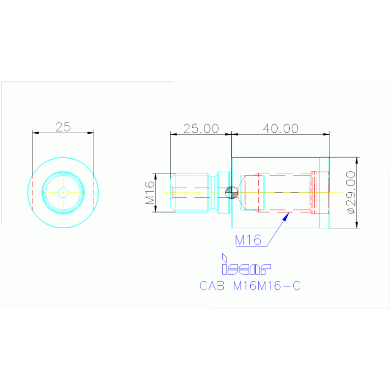 CAB M16M16-C
