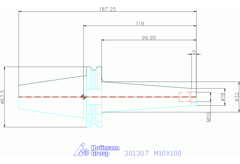 301307 M10X100