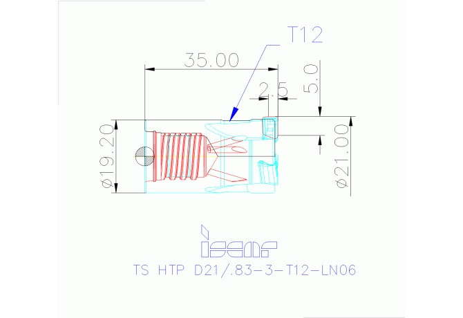 TS HTP D21/.83-3-T12-LN06