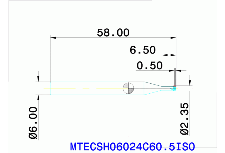 MTECSH 06024C6 0.5ISO IN2006