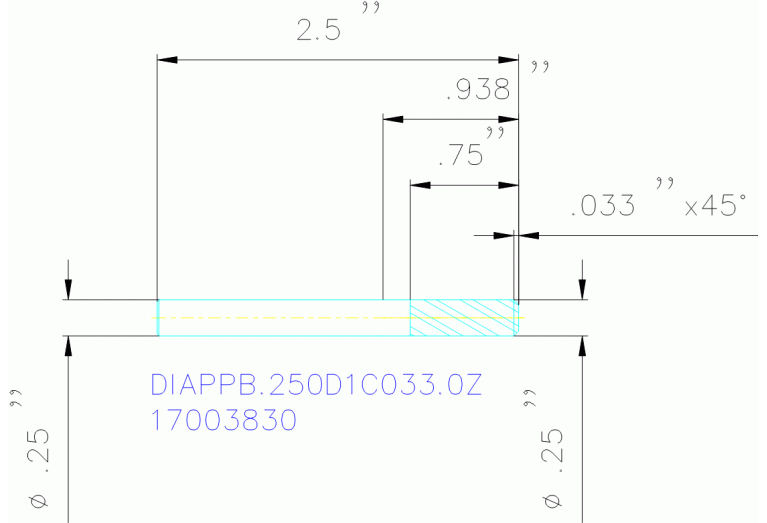 DIAPPB.250D1C033.0Z CVDDIA